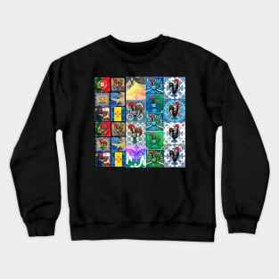 Portuguese folk art Crewneck Sweatshirt